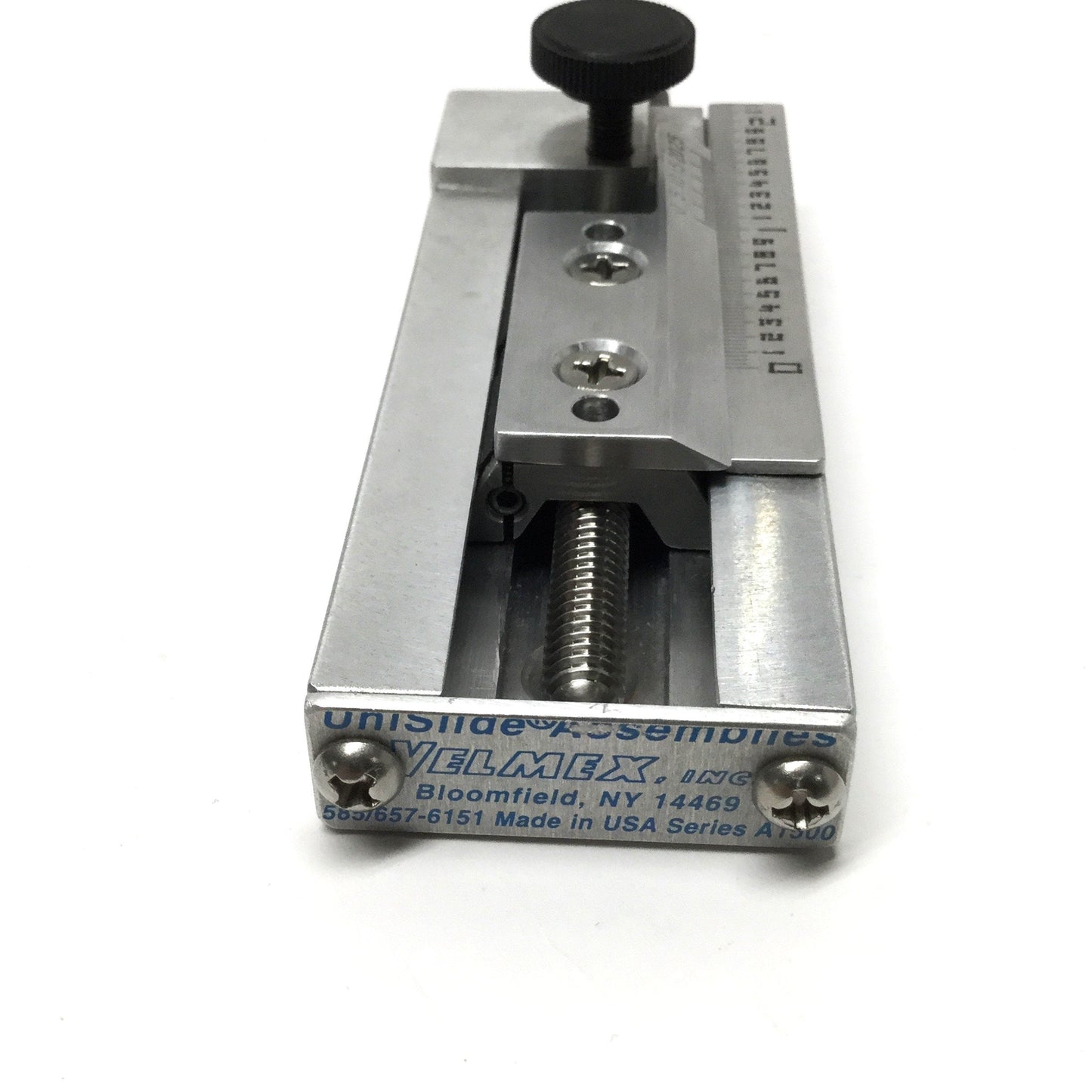 Used Velmex A1503BE-S1.5-TL UniSlide Manual Linear Actuator Stage Table, 1.5" Stroke