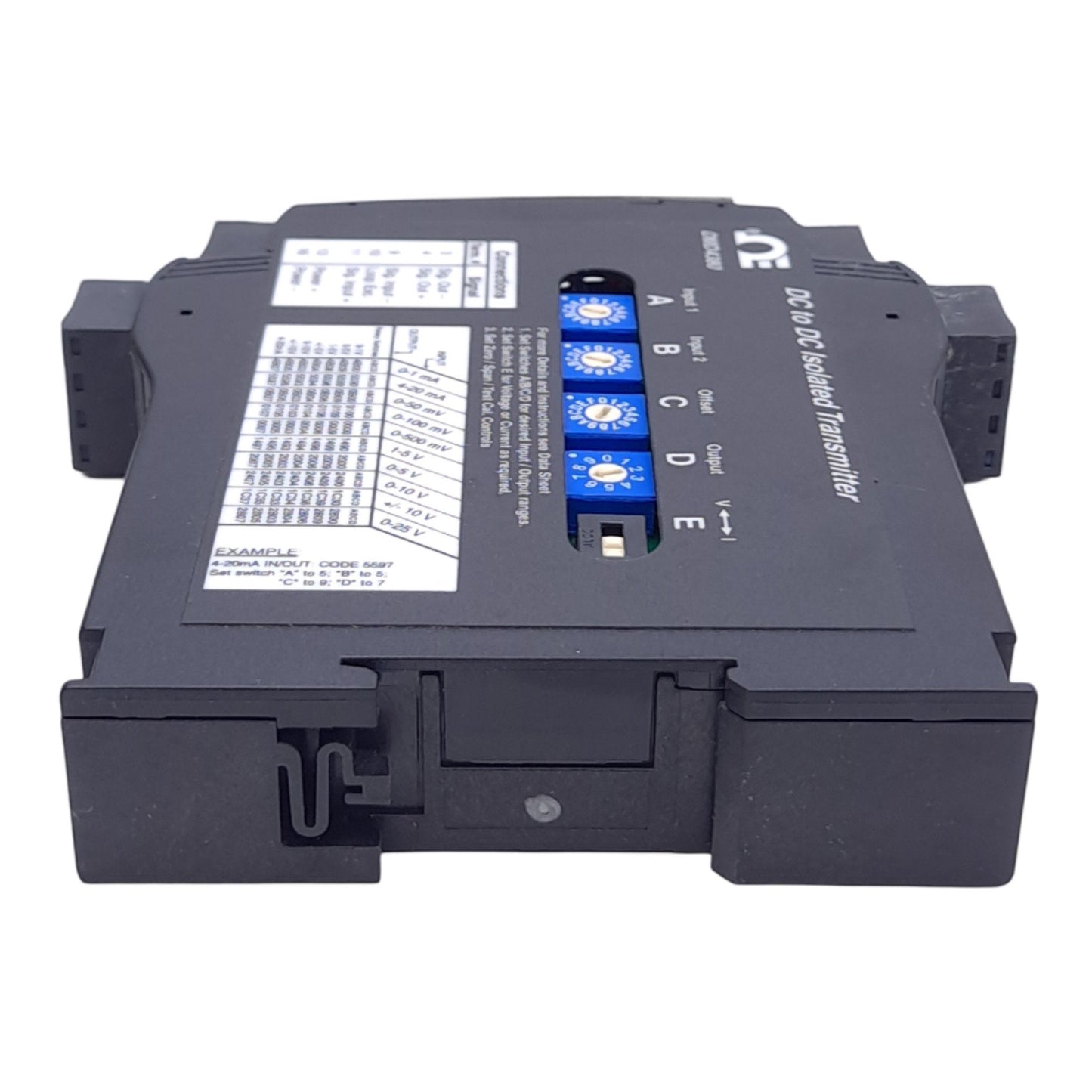 New – Open box Omega DMD4380-DC Isolated Transmitter, 0-50VDC In, 0-10VDC Out, 9-30VDC/10-32VAC