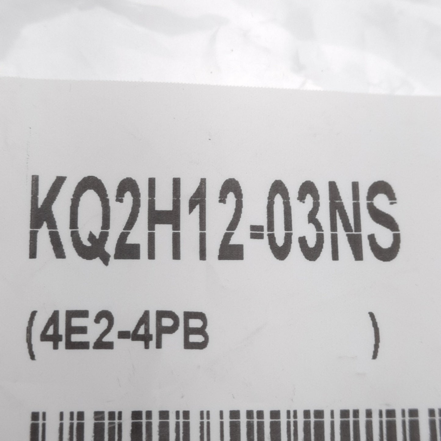 New Lot of 10 SMC KQ2H12-03NS Pneumatic Fitting, ø12mm One-Touch, R3/8, -100kPa~1MPa
