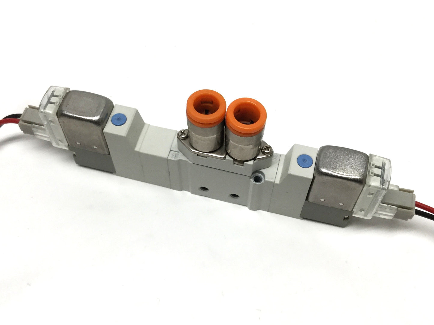 Used SMC SY3420-5LOU-C4-Q Solenoid Valve, 3-Position 5-Port, 24VDC, 0.2-0.7MPa
