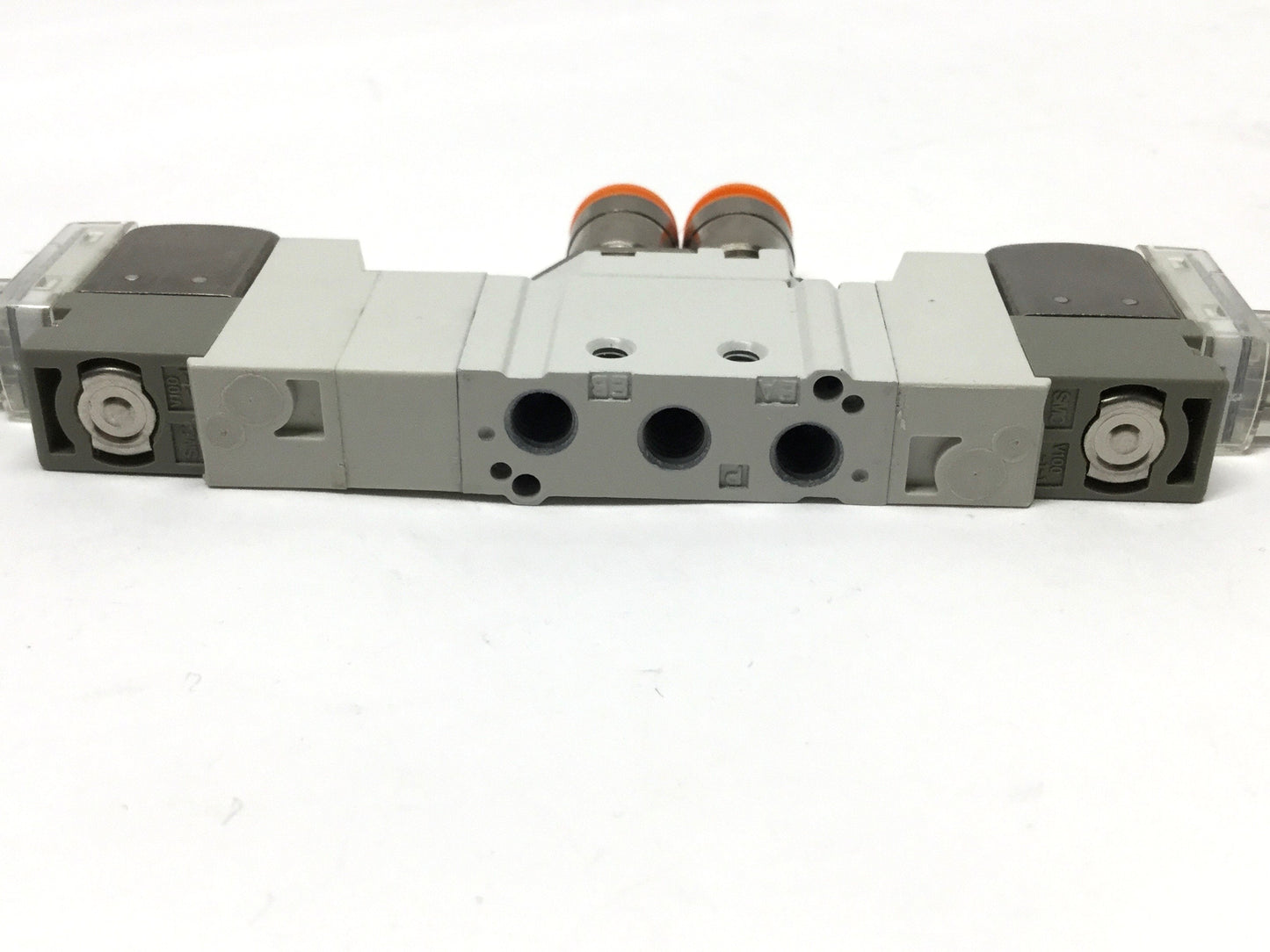 Used SMC SY3420-5LOU-C4-Q Solenoid Valve, 3-Position 5-Port, 24VDC, 0.2-0.7MPa