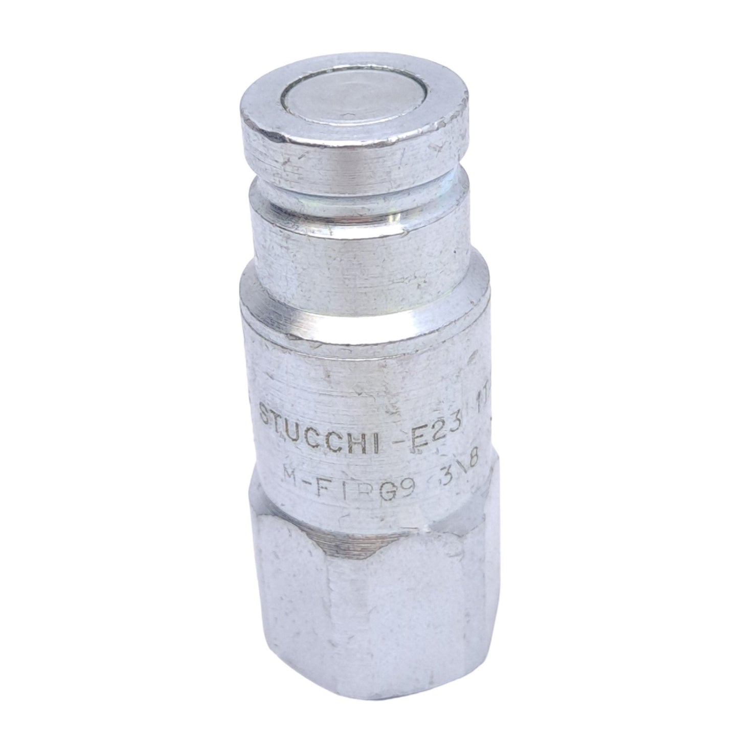 New Stucchi 800801005 Hydraulic Flat Face Coupler, 3/8 NPT, 46 L/min Flow, 30 MPa