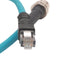 New Turck RJ45 FKSD 841-0.5m Industrial Ethernet Cable, RJ45 Male, M12 8-Pin Female