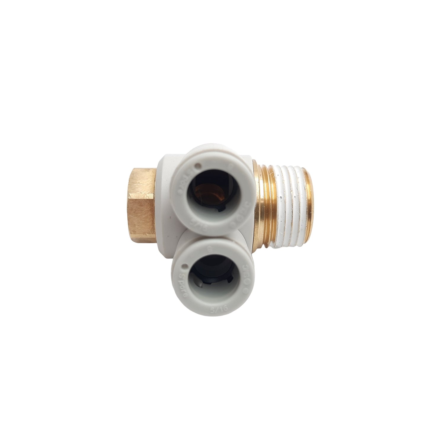 New Lot Of 6 SMC KQ2Z08-03AS One-Touch Male Elbow ø8mm To Rc3/8, -100 kPa To 1 MPa