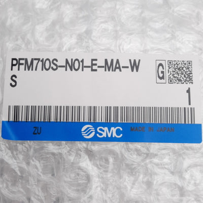 New SMC PFM710S-N01-E-MA-WS Digital Flow Switch, 0.2-10L/min, NPT1/8, 0.75MPa, 24VDC