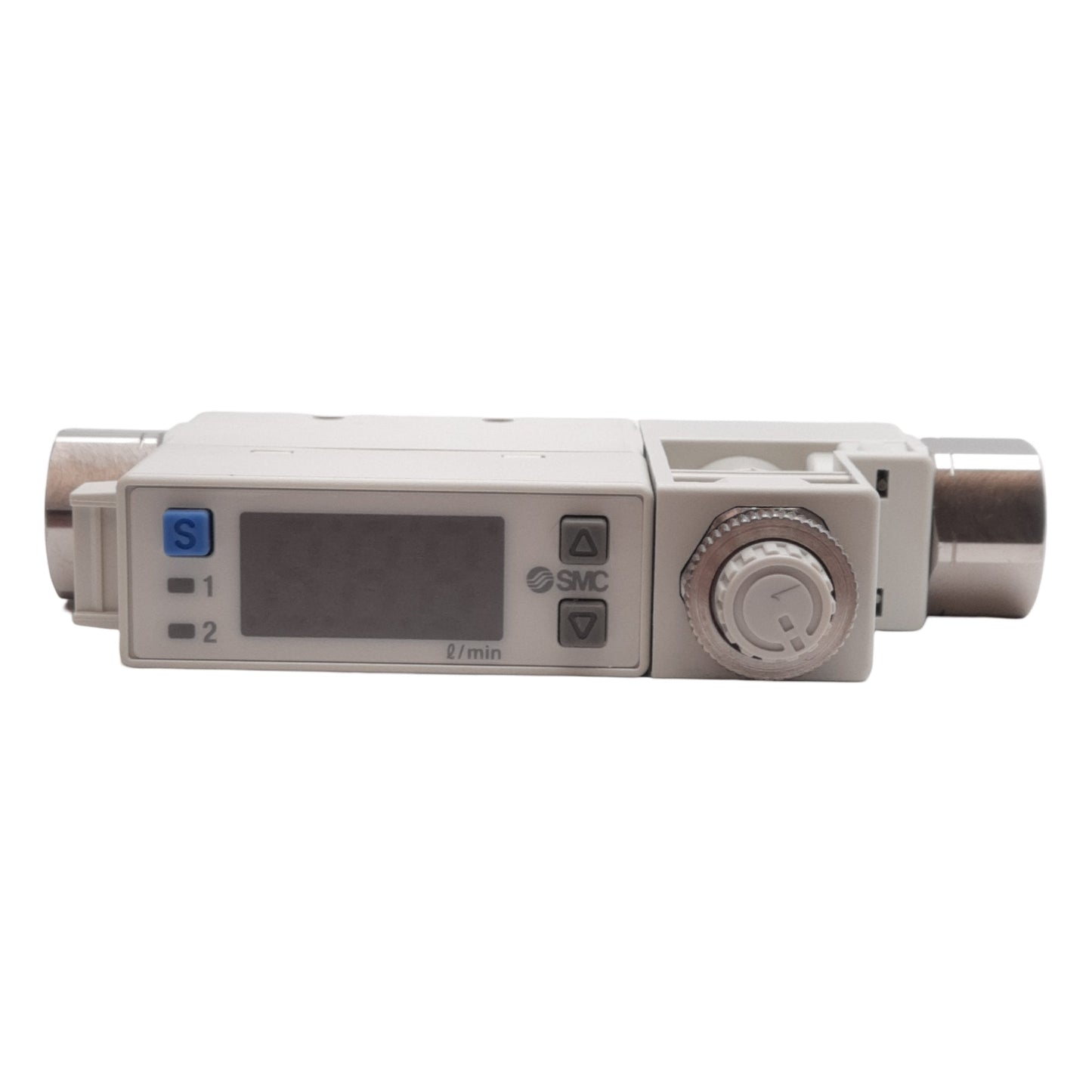 New SMC PFM710S-N01-E-MA-WS Digital Flow Switch, 0.2-10L/min, NPT1/8, 0.75MPa, 24VDC