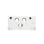 New  SMC MES704D-03F End Plate Assembly Left Side, EVS1 Manifolds, G 3/8 & G 1/8