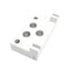 New  SMC MES704D-03F End Plate Assembly Left Side, EVS1 Manifolds, G 3/8 & G 1/8