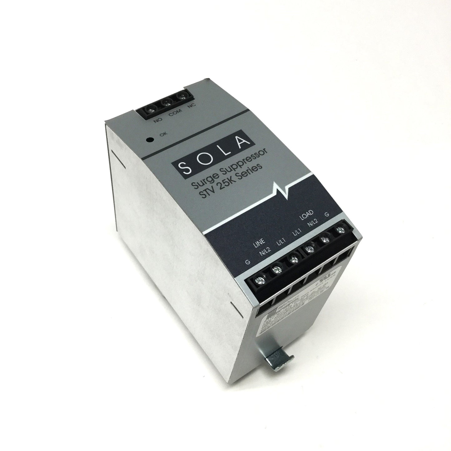 Used SolaHD STV25K-10S Surge Suppressor Protector, Single-Phase 120VAC 20A, DIN Rail