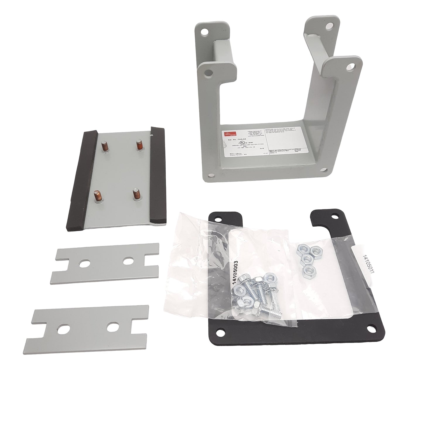 New Hoffman F44LN3 Wireway Nipple, Gray, For Use With 4x4 in NEMA 3R Lay-In Wireway