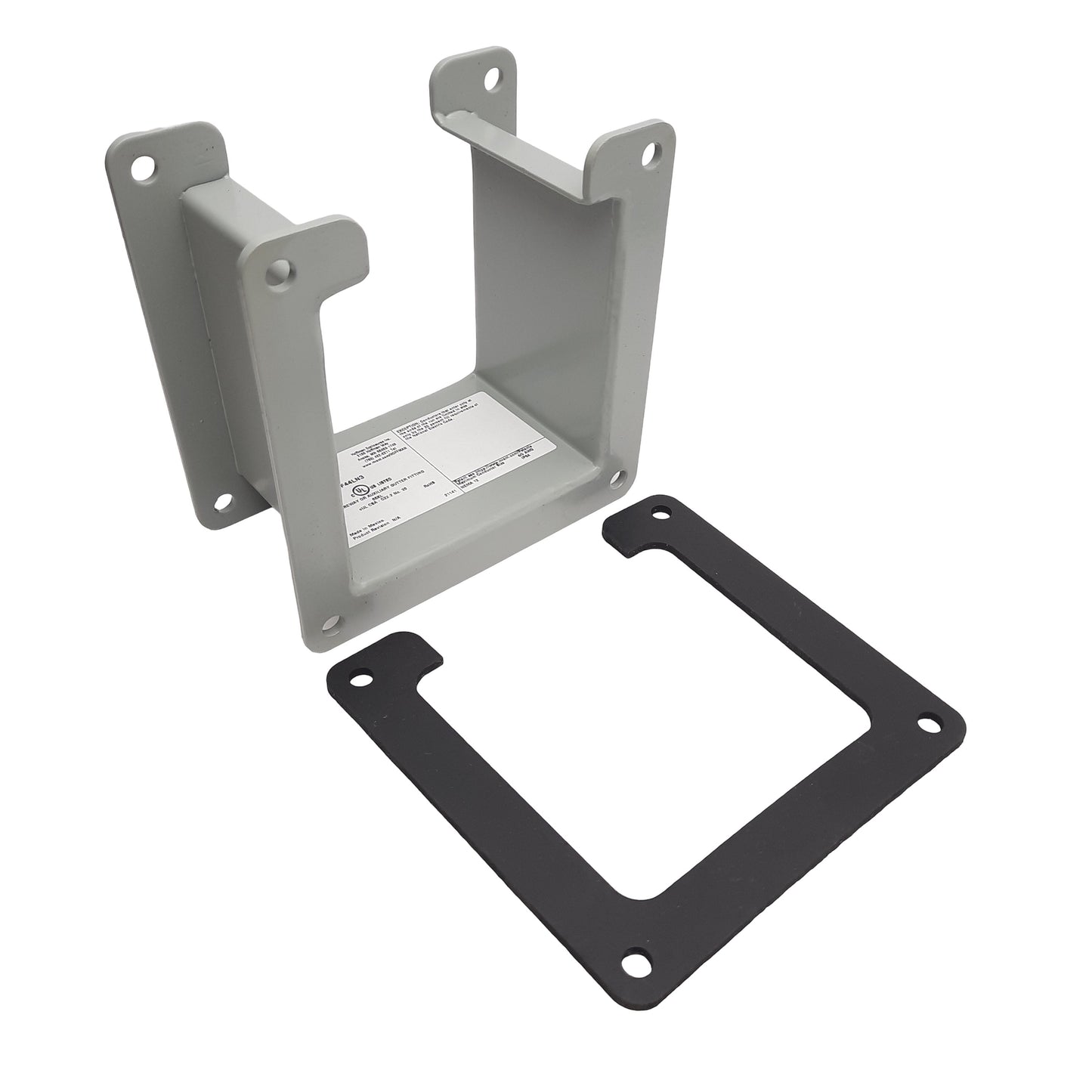 New Hoffman F44LN3 Wireway Nipple, Gray, For Use With 4x4 in NEMA 3R Lay-In Wireway