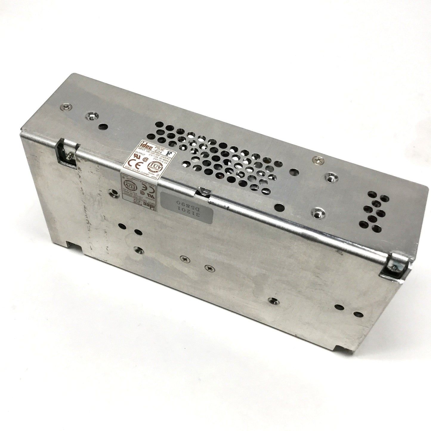 Used Idec PS3E-E24 100W Enclosed Power Supply 100-120/200-240VAC In, 24VDC 4.2A Out