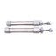 New Lot of 2 SMC NCJ2B10-125 Pneumatic Cylinders, ø3/8in, 1.25in Stroke, UNF, 100PSI