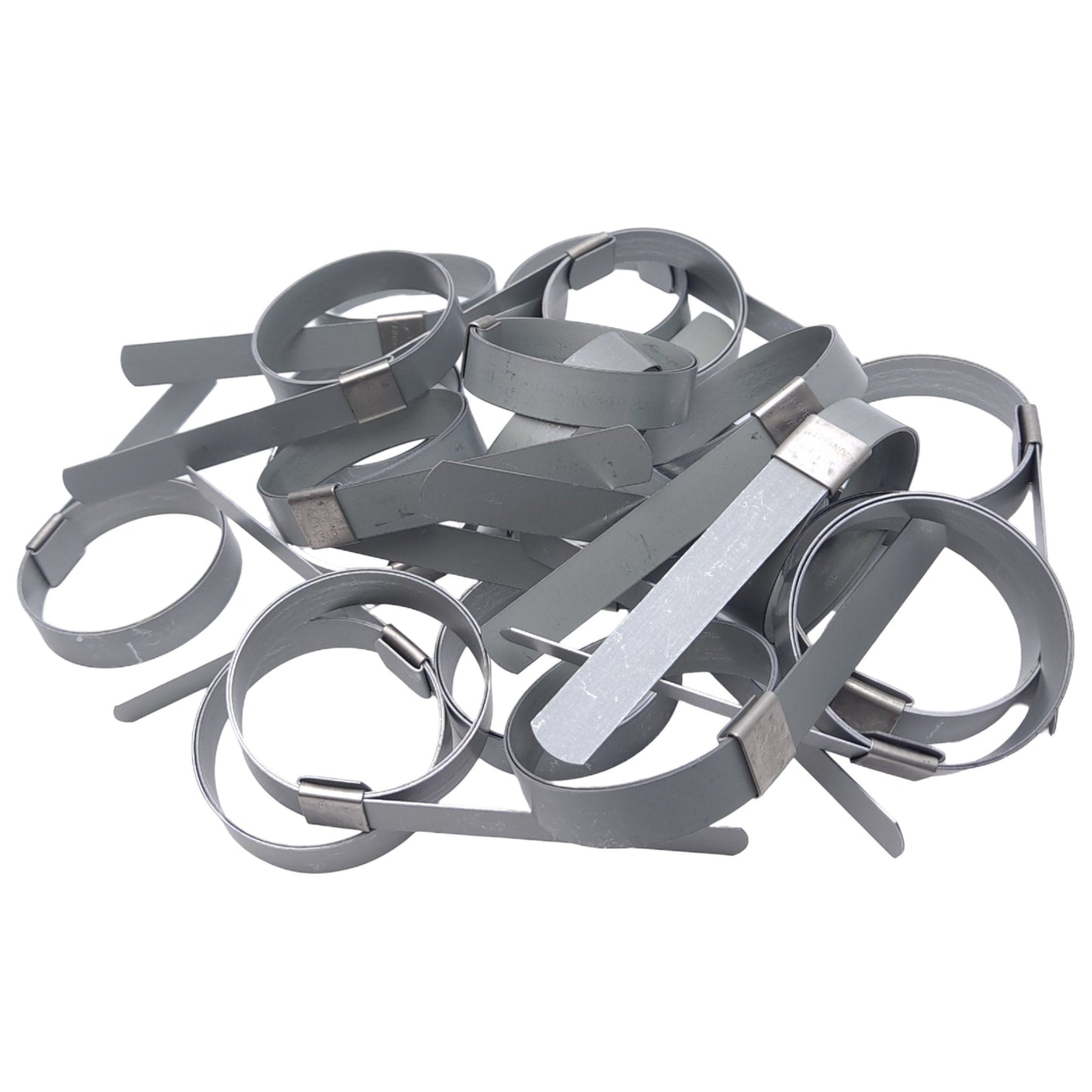 New Lot of 20 Dixon F9 Preformed Band Clamps, ø2.25in Clamp, 5/8in x 0.031in Band