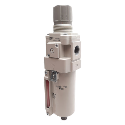 New SMC AW40-04-8-B Filter Regulator, ø5µm Filtration, 0.05-0.85MPa, Rc1/2 Ports