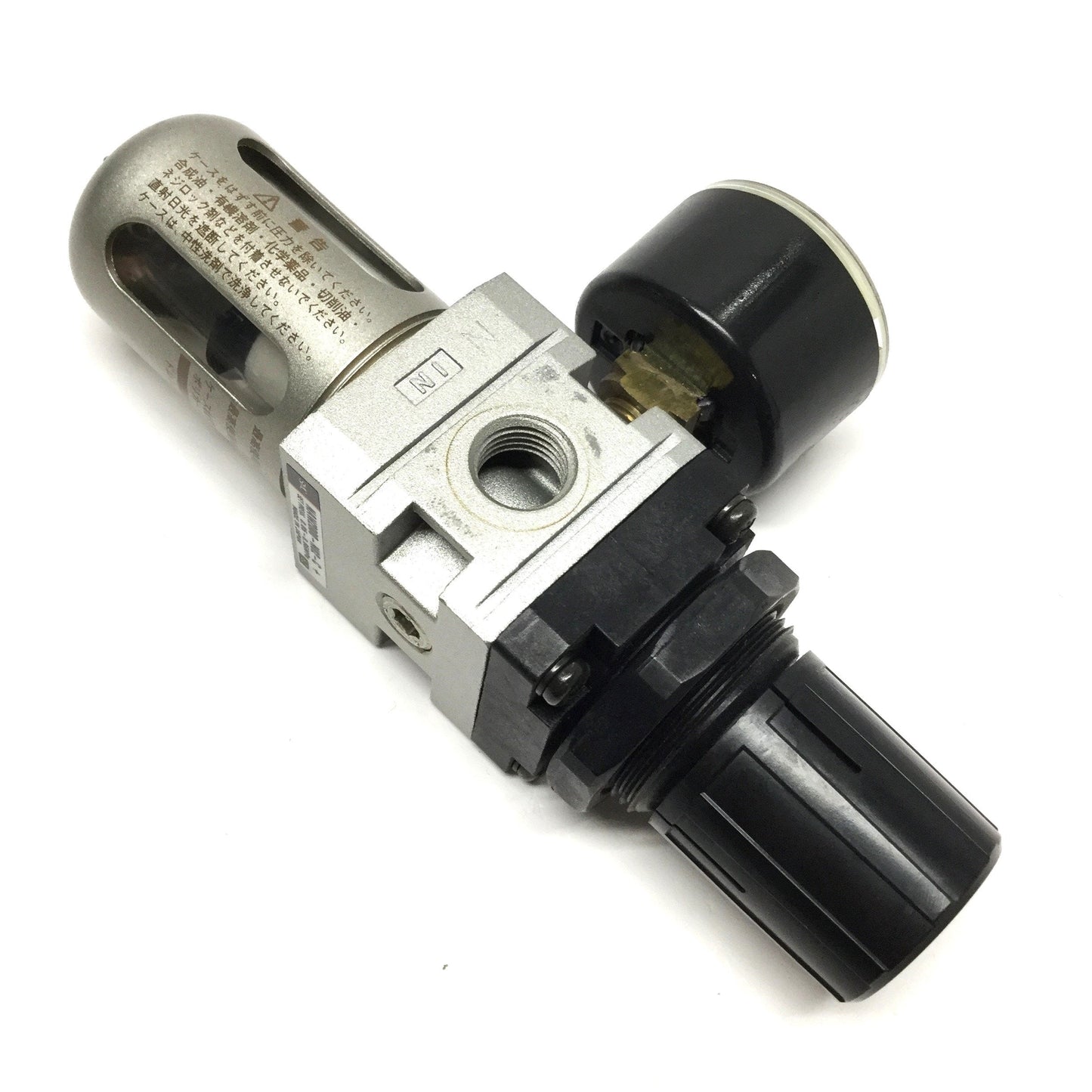 Used SMC NAW2000-N02-C Filter/Regulator 0.05-0.85MPa Set Pressure, 1/4" NPT w/Gauge