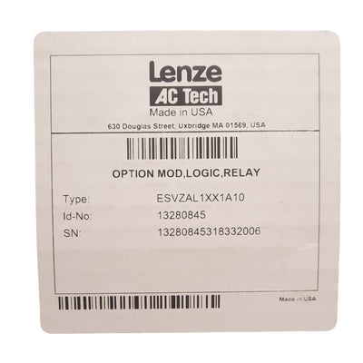 New Lenze ESVZAL1 SMVector Additional I/O Module, 1 Relay Output, 2 Digital Inputs