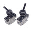 New Lot of 2 SMC VM132-M5-08A Mechanical Valve w/ Lever, 3-Port, M5x0.8, 1.0MPa Max