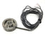 Used Transducer Techniques THC-250-T Thru-Hole Donut Load Cell 250lbf, 2" OD, 1/2" ID