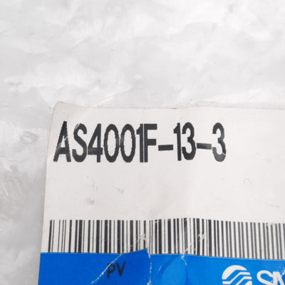 New SMC AS4001F-13-3 Speed Controller Fitting, 0.1-1.0MPa, ø1/2in One-Touch Ports
