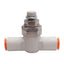 New SMC AS4001F-13-3 Speed Controller Fitting, 0.1-1.0MPa, ø1/2in One-Touch Ports
