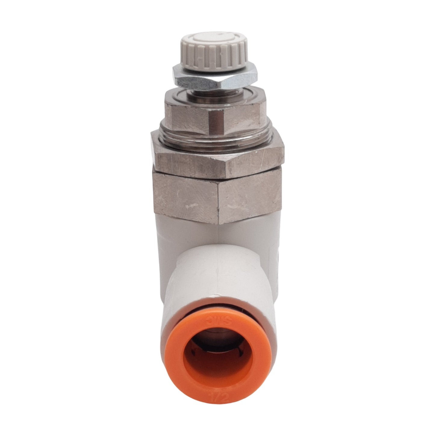 New SMC AS4001F-13-3 Speed Controller Fitting, 0.1-1.0MPa, ø1/2in One-Touch Ports