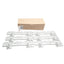 New  Lot Of 6 Wohner 01026 Busbar Mount For 01025 Section Cover 9mm x 196mm x 32mm