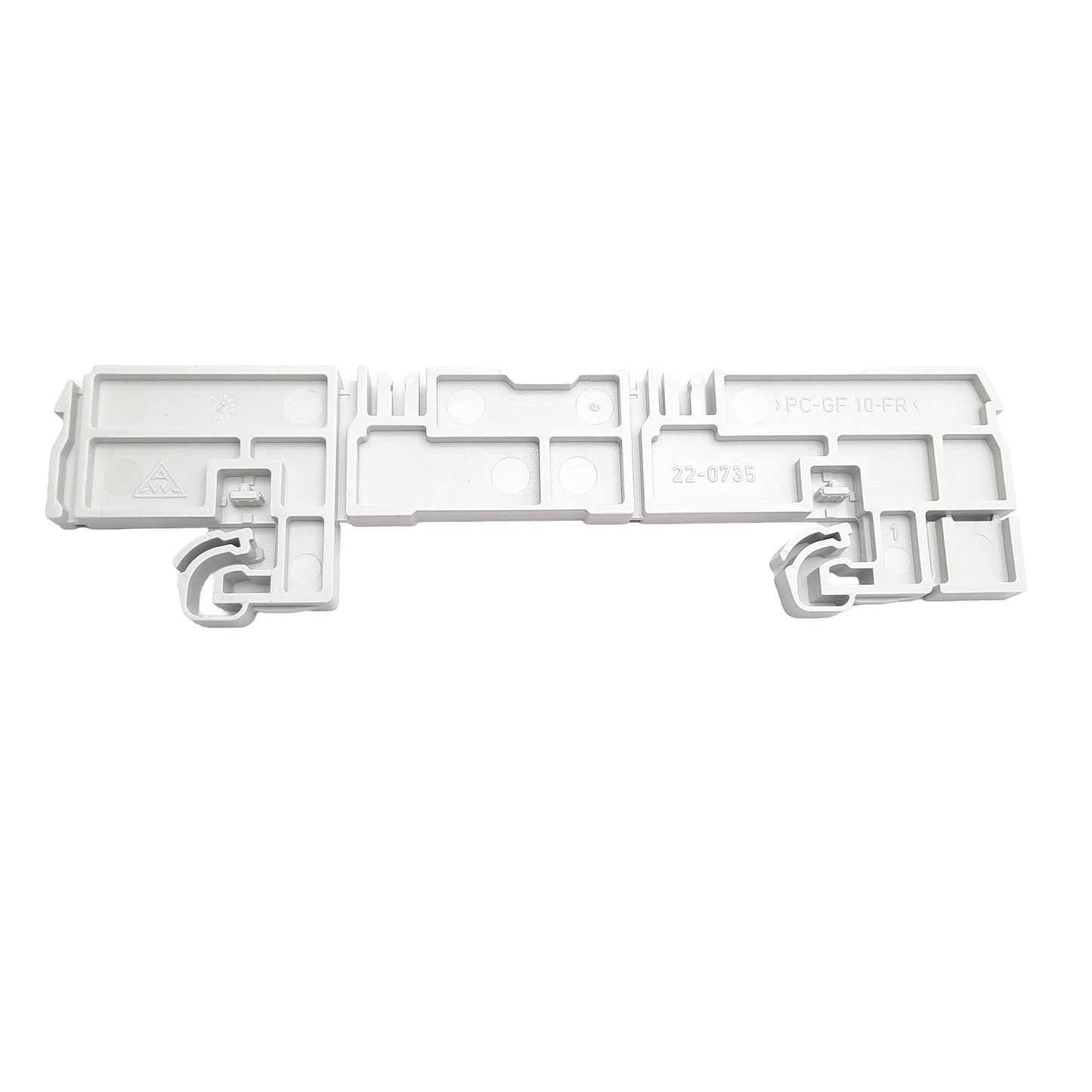 New  Lot Of 6 Wohner 01026 Busbar Mount For 01025 Section Cover 9mm x 196mm x 32mm
