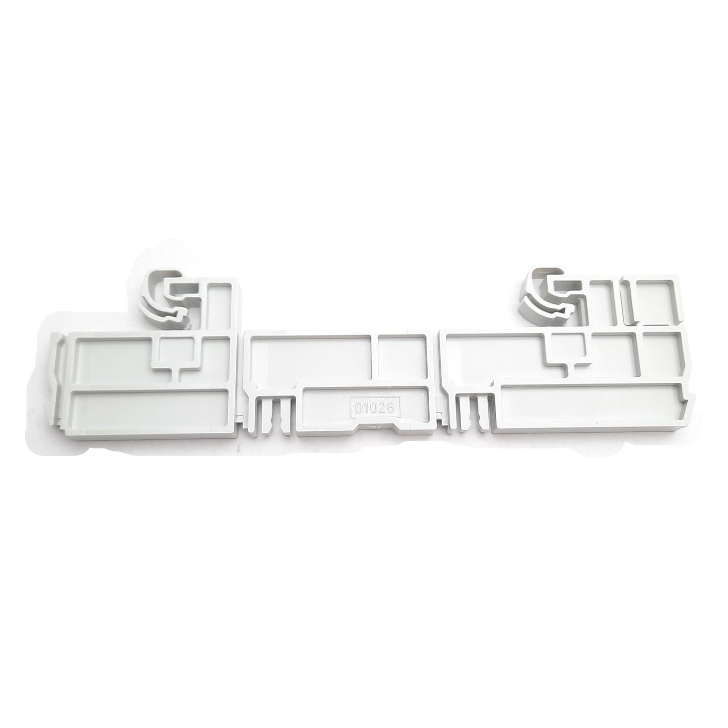 New  Lot Of 6 Wohner 01026 Busbar Mount For 01025 Section Cover 9mm x 196mm x 32mm