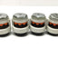 Used Lot of 4 WMI-40 Light-Duty Leveling Wheels 60lb/Caster Rating, M8 Stem Thread
