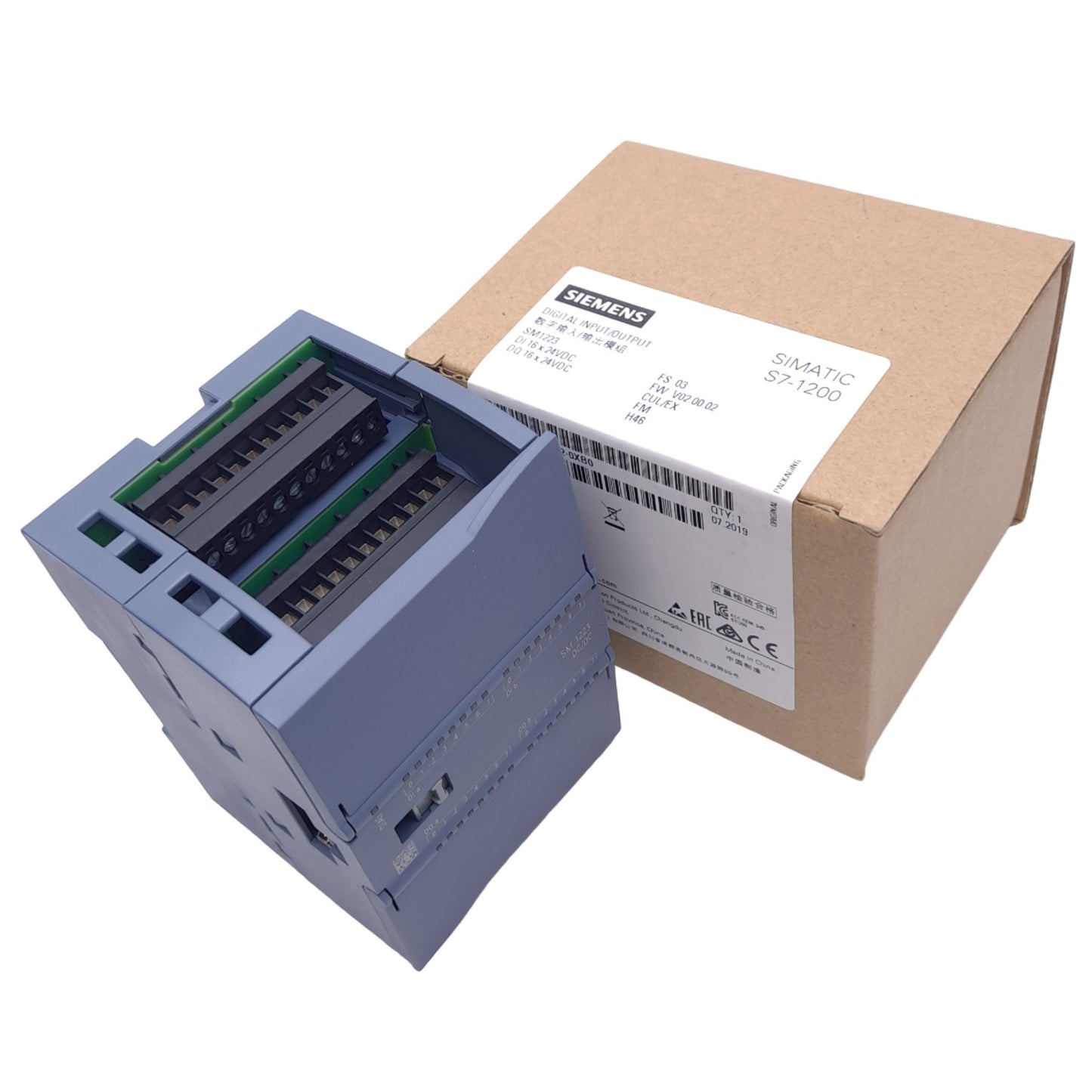 New Siemens 6ES7 223-1BL32-0XB0 SIMATICS S7-1200 SM 1223 DC/DC PLC, 16 I/O, 24VDC