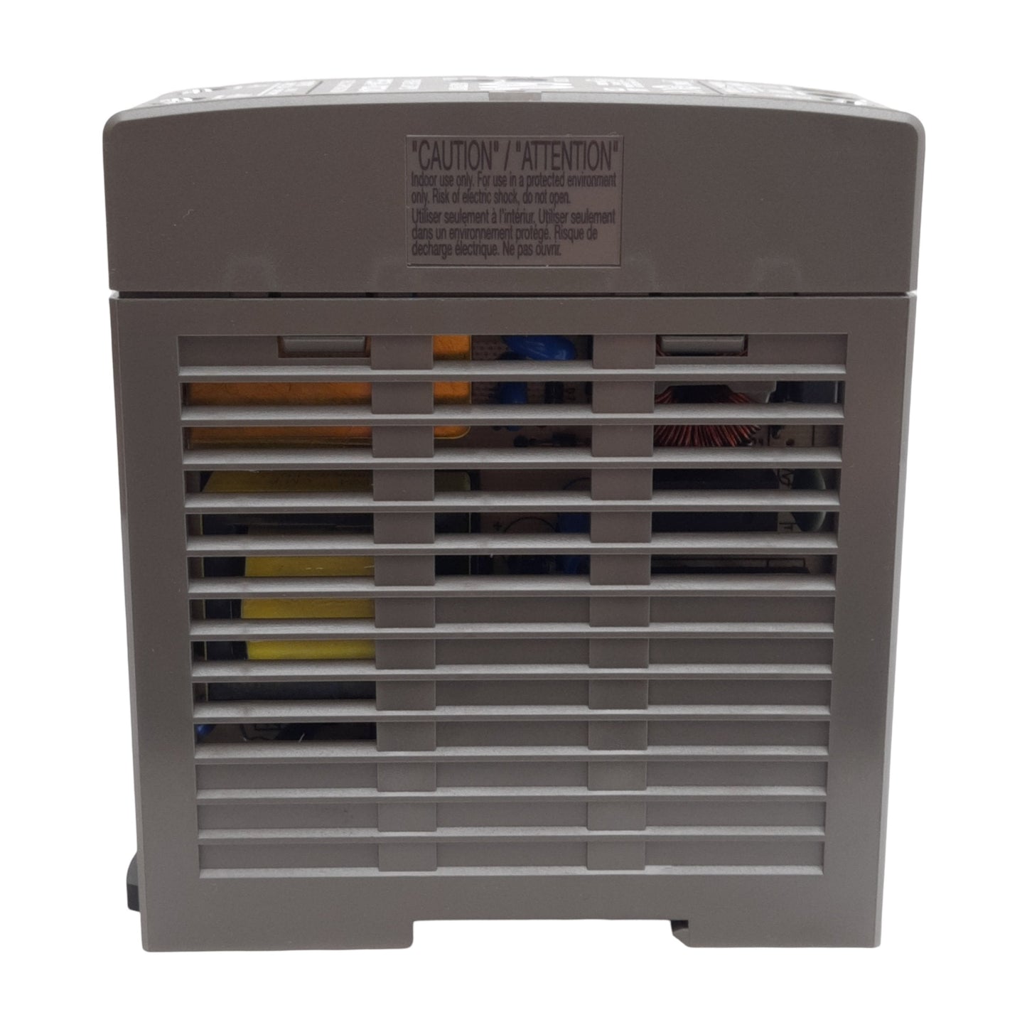 Used Idec PS5R-VD24 Power Supply, 100-240VAC Input, 24VDC Output, 60W, DIN Rail
