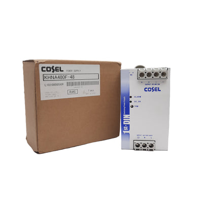 New Cosel KHNA480F-48 Switching Power Supply, In 100-240VAC, Out 48VDC 10A, 480W