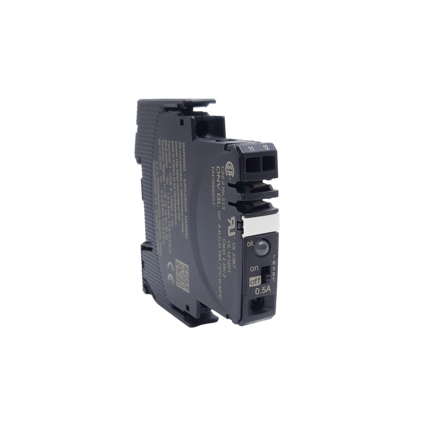 New ETA ESX10-TB-102-DC24V-0.5A Electronic Circuit Protector 24VDC, 1-Pole, 500mA