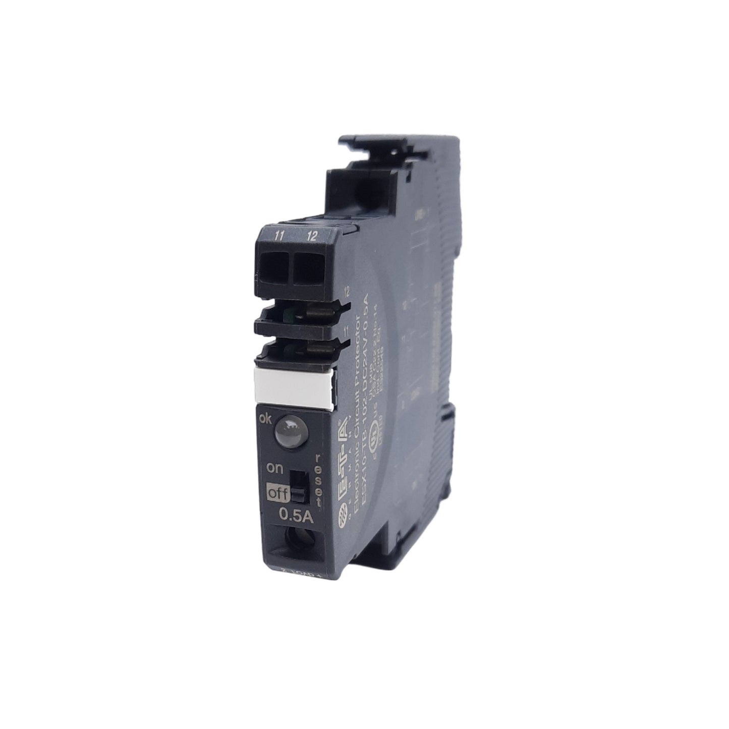 New ETA ESX10-TB-102-DC24V-0.5A Electronic Circuit Protector 24VDC, 1-Pole, 500mA