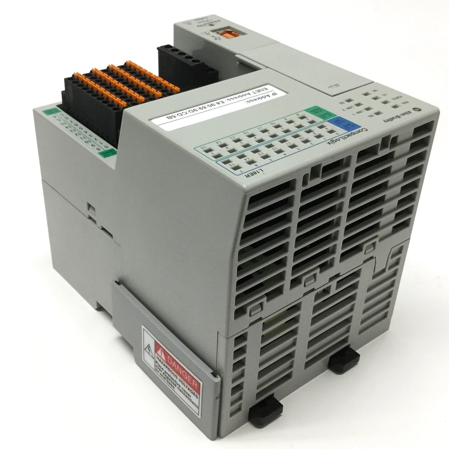 Used Allen Bradley 1769-L18ER-BB1B CompactLogix 5370 0.5MB Controller 16 Digital I/O