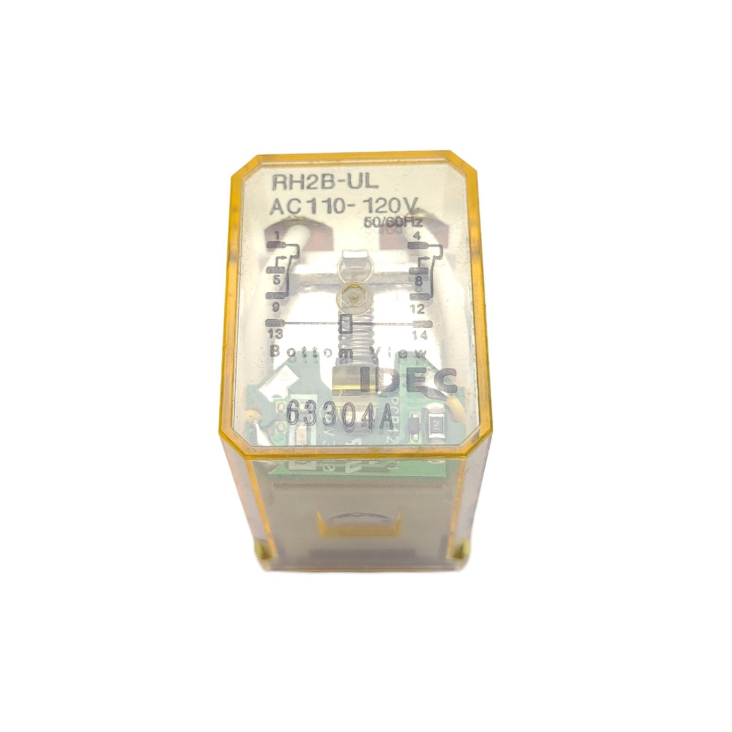 New Lot of 4 IDEC RH2B-ULAC110-120V DPDT Relays, 2-Pole, 120VAC 10A, 120VDC Coil