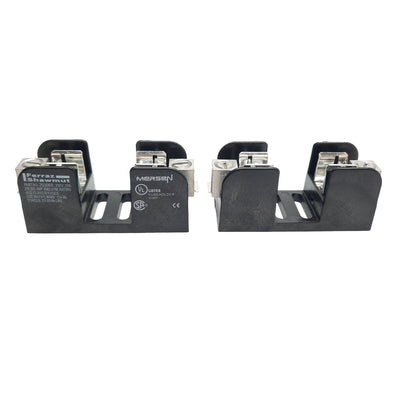 New Lot of 2 Ferraz Shawmut 20306R Fuse Holder Block, 1 Pole, 250V, 30A Class R Fuse