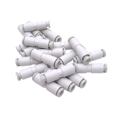 New Lot of 20 SMC KQ2H04-00A Straight One-Touch Fittings, ø4mm O.D. Tube, 1.0MPa Max