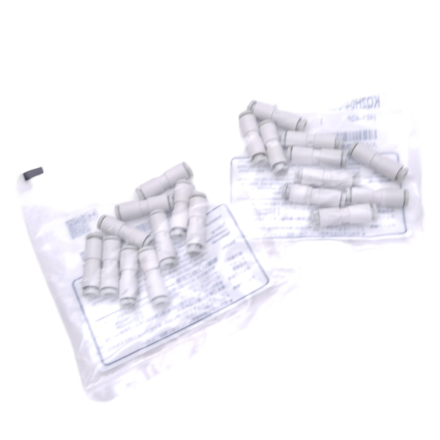 New Lot of 20 SMC KQ2H04-00A Straight One-Touch Fittings, ø4mm O.D. Tube, 1.0MPa Max