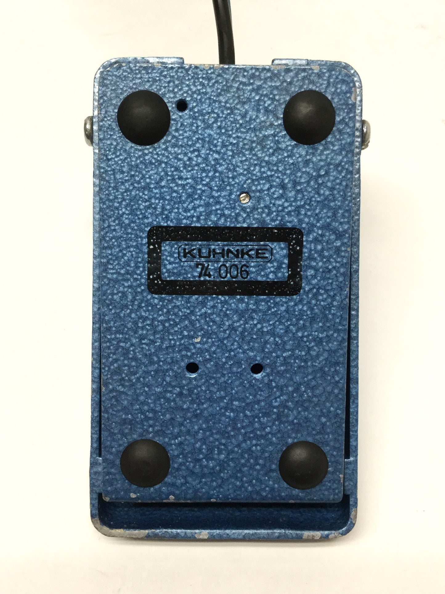 Used Kuhnke 74.006 Pneumatic Valve Foot Switch 3-Way, 0-175psi, M5 Ports, 2mm Orifice