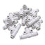 New Lot of 10 SMC KQ2T23-04A Pneumatic Tee One-Touch Fittings, ø3.2mm to ø4mm, 1 MPa