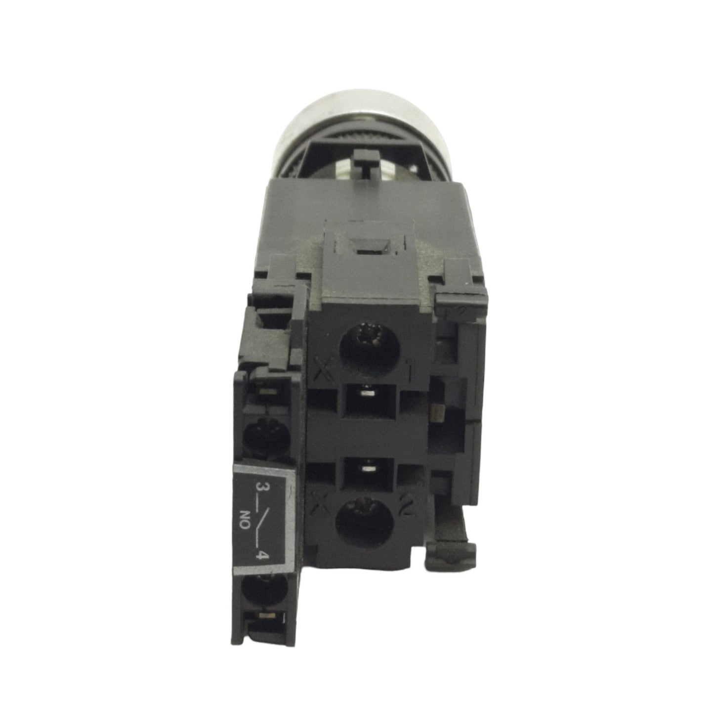 Used Allen Bradley 800ES-E4 Pushbutton, Red, Illuminated, Extended, Momentary, 1NO