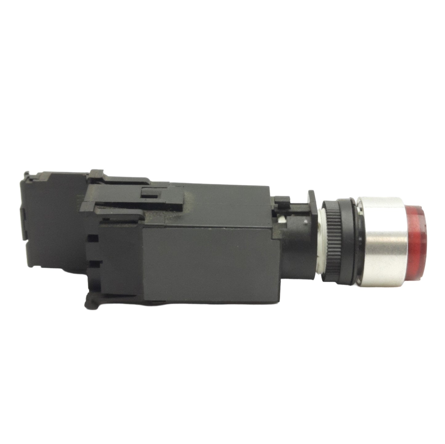 Used Allen Bradley 800ES-E4 Pushbutton, Red, Illuminated, Extended, Momentary, 1NO