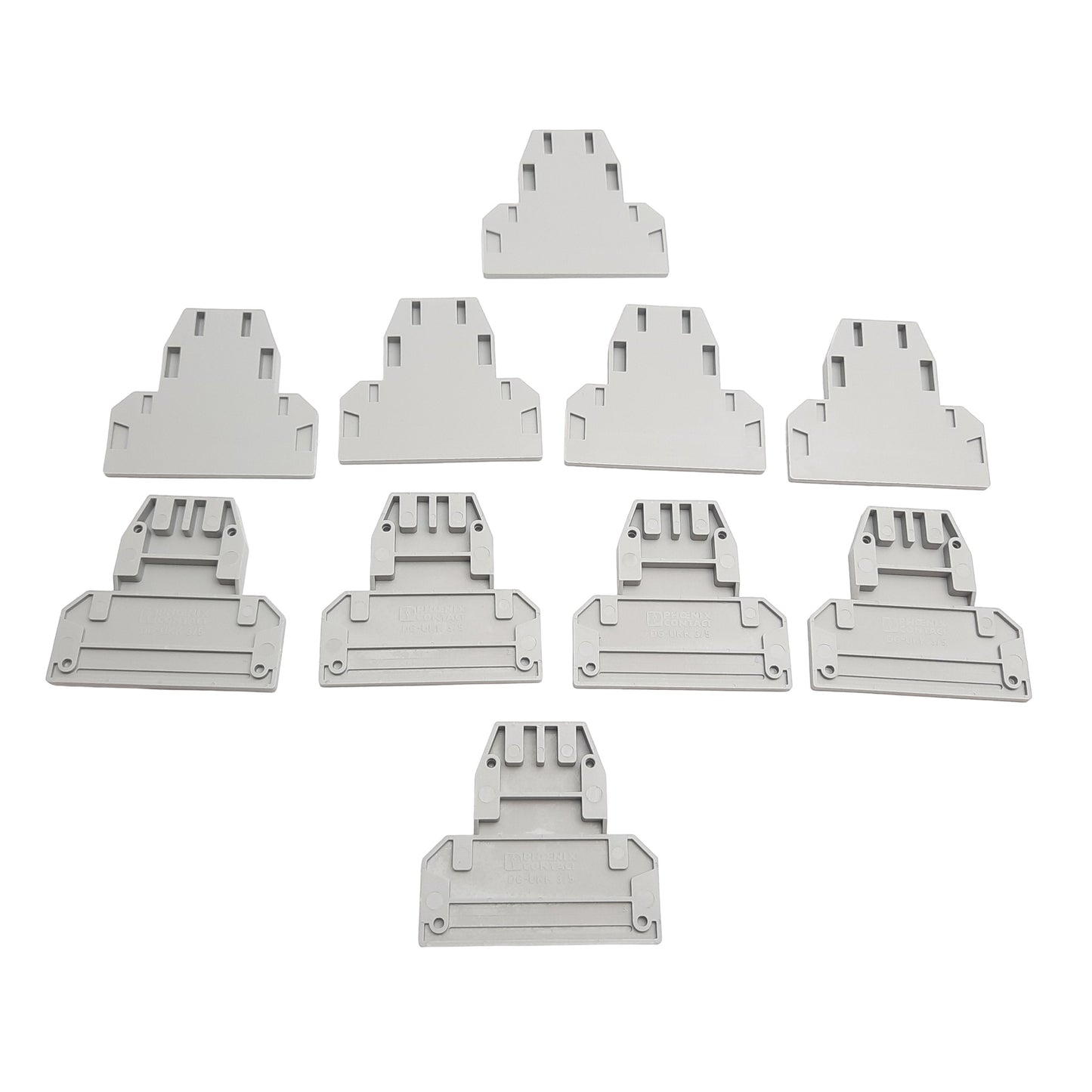 New Lot Of 10 Phoenix Contact DG-UKK 3/5 Terminal Block End Cover 56 x 62 x 2.5mm