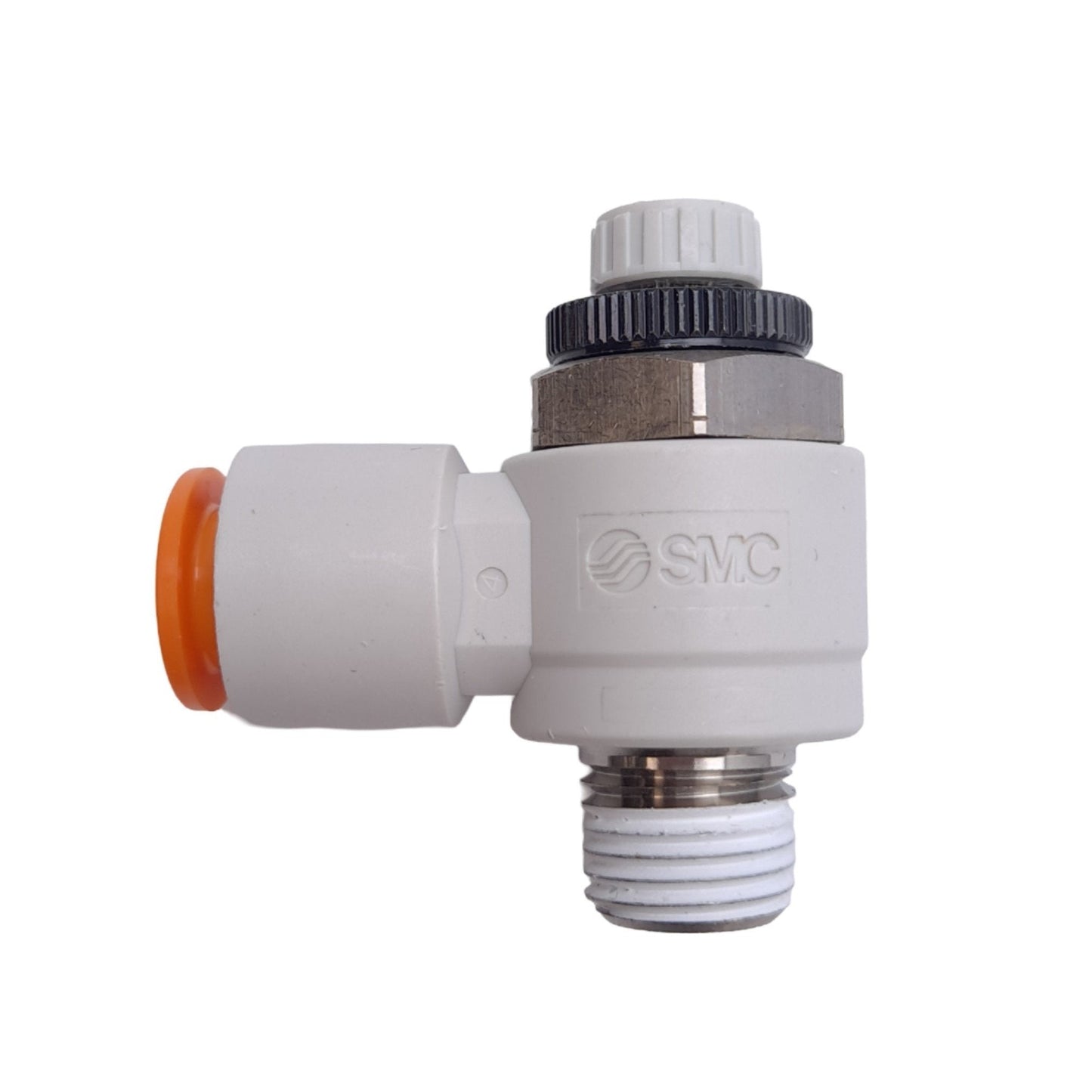 New Lot of 2 SMC AS3211F-N02-11S-J Speed Controllers 1/4NPT 3/8inP2C 920L/min 1.0MPa