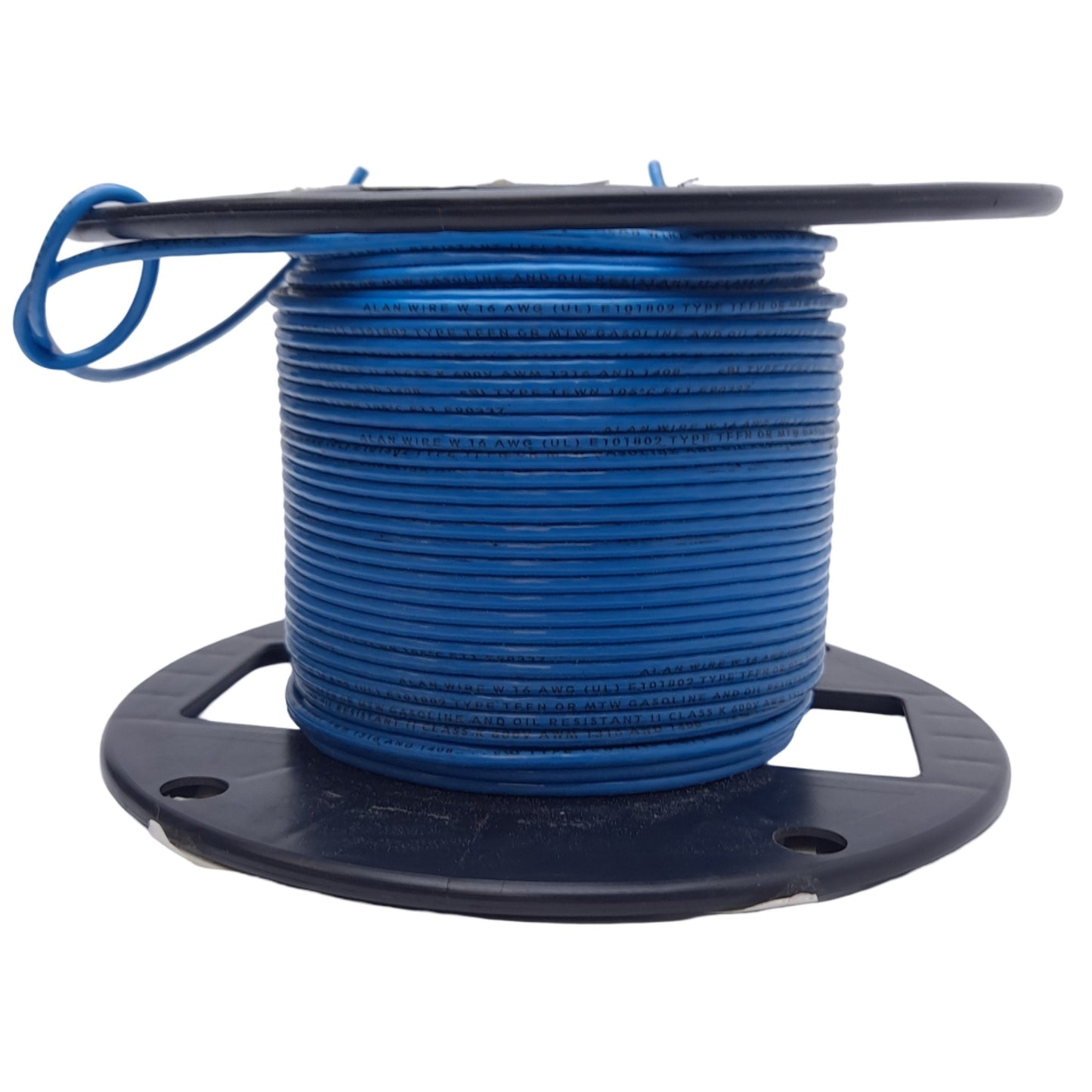 Used Alan Wire 16TF41 TFFN-TEWN-MTW Copper Wire, ~250ft, 16AWG 26-Strand, 600V