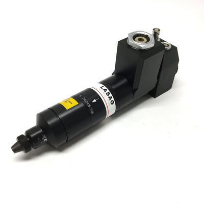 Used LASAG LLBK45 Laser Welding Head w/ Lens Ø45mm 100:100, from SLS CL Pulsed Nd:YAG