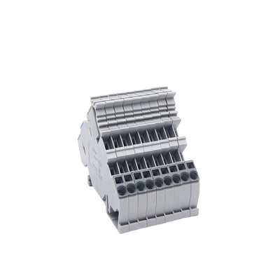 New Lots of 9 Wago 280-560 Terminal Block, 3-Conductor, 3-Level, 400V 20A, DIN Rail