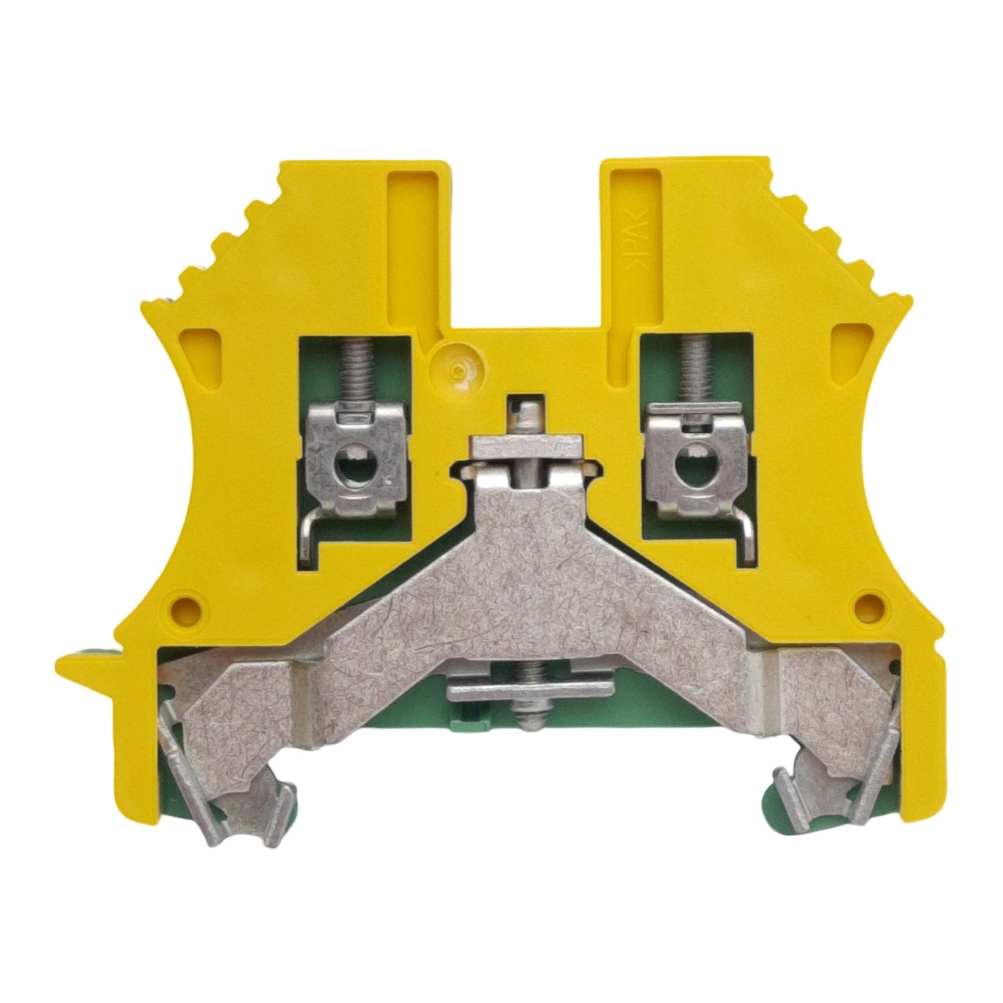 New Lot of 10 Weidmuller WPE 2.5 Ground Terminal Block Single Level, 5.1mm, DIN Rail